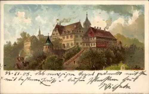 Ak Bebenhausen Tübingen am Neckar, Kloster, Kgl. Jagdschloss