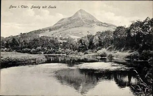 Ak Jena in Thüringen, Jenzig, Saale