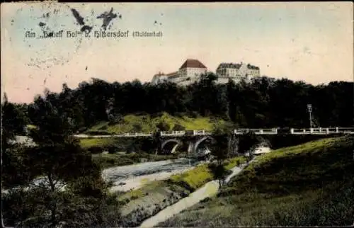 Ak Hilbersdorf in Sachsen, Hoher Hof, Muldental