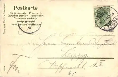 Ak Frankenberg in Sachsen, Lützeltal
