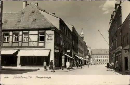 Ak Radeberg in Sachsen, Pelzhaus zum Stern in der Hauptstraße