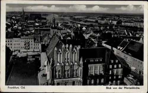 Ak Frankfurt an der Oder, Blick von der Marienkirche