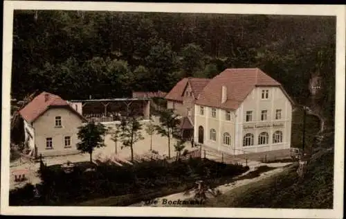 Ak Hermsdorf in Thüringen, Gasthaus Bockmühle