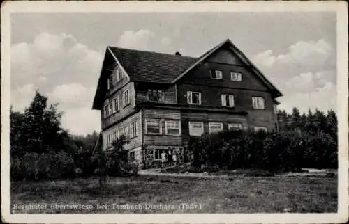 Ak Tambach Dietharz im Thüringer Wald, Berghotel Ebertswiese