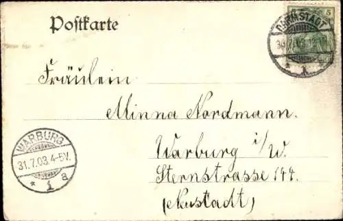 Ak Untermhaus Gera in Thüringen, Schloss Osterstein