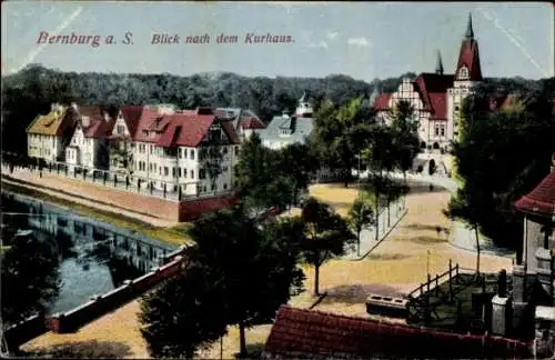 Ak Bernburg an der Saale, Kurhaus