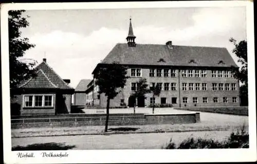 Ak Niebüll in Nordfriesland, Volksschule