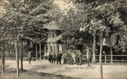 Ak Oberhof im Thüringer Wald, Wegscheide