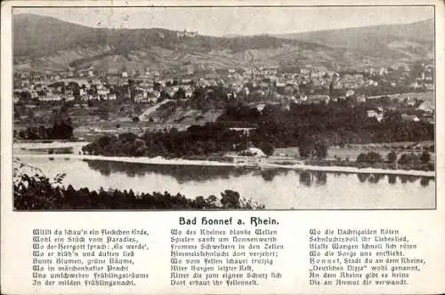 Ak Bad Honnef am Rhein, Gesamtansicht