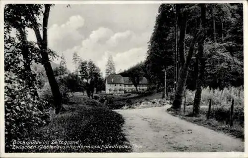 Ak Schleifreisen in Thüringen, Gasthaus und Sommerfrische Bockmühle