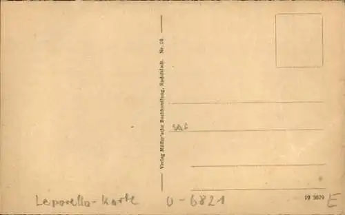 Ak Geitersdorf Rudolstadt in Thüringen, Gesamtansicht, Geitersdorfer Platte