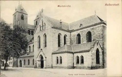 Ak Halberstadt am Harz, Moritzkirche