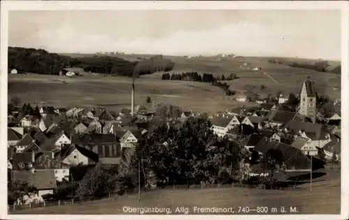 Ak Obergünzburg im Allgäu, Gesamtansicht