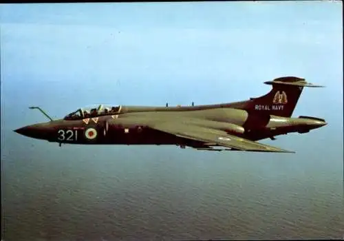 Ak Britisches Militärflugzeug Buccaneer 321