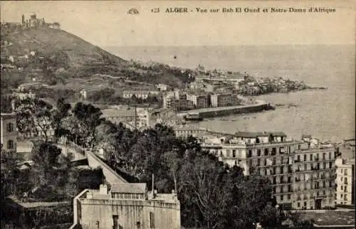 Ak Algier Algier Algerien, Bab-el-Oued, Notre Dame d'Afrique