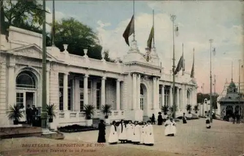 Ak Brüssel Brüssel, Ausstellung 1910, Palais des Travaux de la Femme