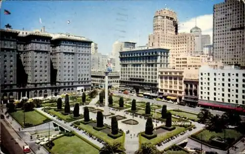 Ak San Francisco Kalifornien USA, Union Square