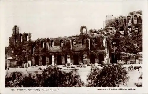 Ak Athen Griechenland, Odeon des Herodes Atticus