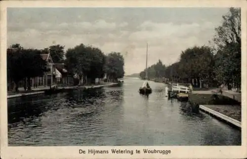 Ak Woubrugge Jacobswoude Südholland, Hijmans Wetering