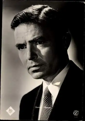 Ak Schauspieler James Mason, Portrait