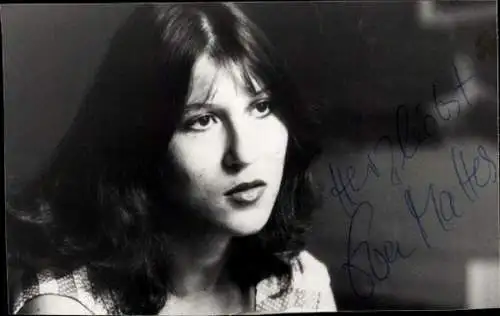 Ak Schauspielerin Eva Mattes, Portrait, Autogramm