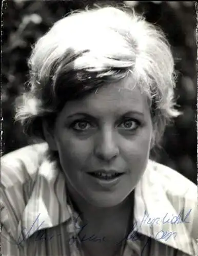 Ak Schauspielerin Marie-Luise Marjan, Portrait, Autogramm