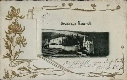 Präge Passepartout Ak Haardt an der Weinstraße Neustadt a. d. W., Haardter Schloss