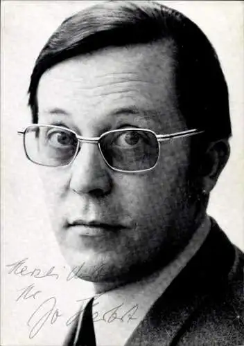 Ak Schauspieler Jo Herbst, Portrait, Autogramm