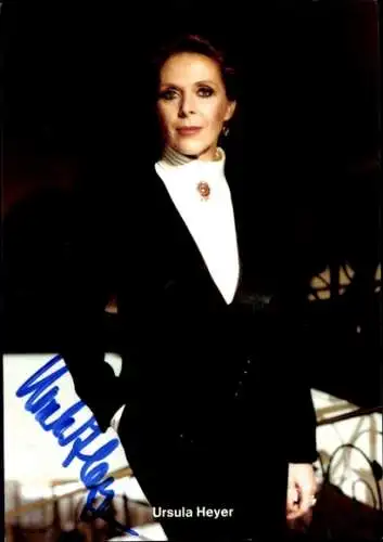 Ak Schauspielerin Ursula Heyer, Portrait, Autogramm
