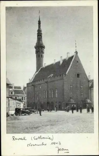 Ak Tallinn Reval Estland, Kirche, Jahr 1943