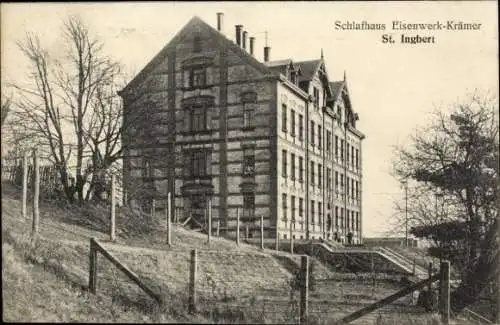 Ak Sankt Ingbert im Saarland, Schlafhaus Eisenwerk Krämer