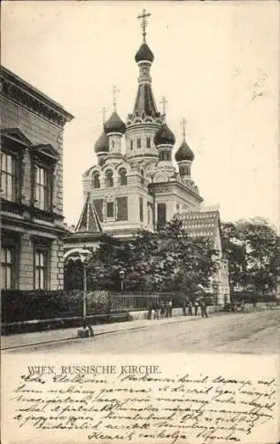 Ak Wien 3. Landstraße Österreich, Russische Kirche