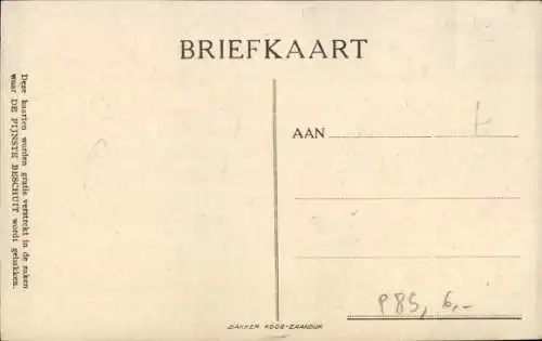 Künstler Ak De Fijnste Beschuit, Wat zou men bij een picnic eten