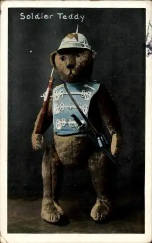 Ak Teddy als Soldat