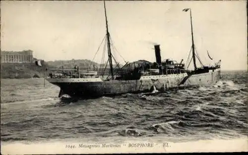 Ak Dampfer Bosphore, Messageries Maritimes