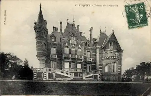 Ak Villequier Seine Maritime, Chateau de la Guerche