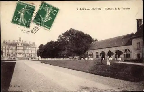 Ak Lizy sur Ourcq Seine et Marne, Chateau de la Trousse