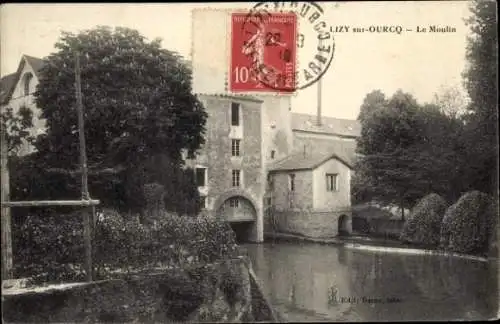 Ak Lizy sur Ourcq Seine et Marne, Mühle