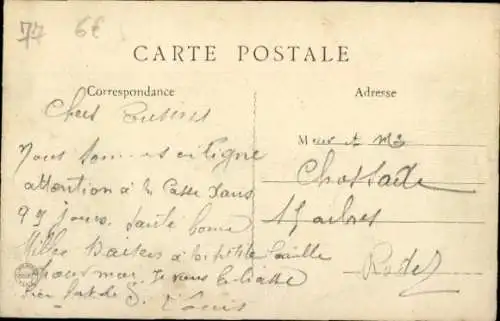 Ak Lizy sur Ourcq Seine et Marne, Le vieux Château