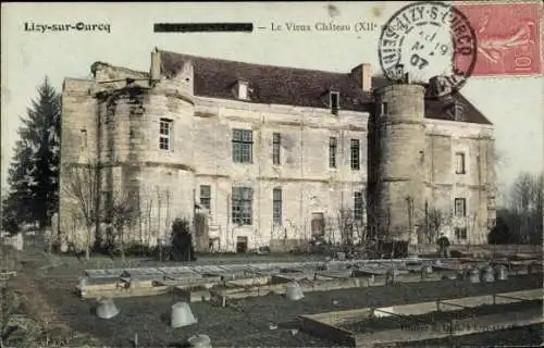 Ak Lizy sur Ourcq Seine et Marne, Le Vieux Chateau (XIIe siecle)