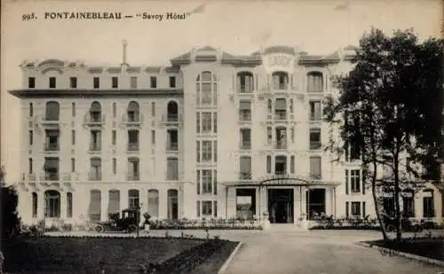 Ak Fontainebleau Seine et Marne, Savoy Hotel