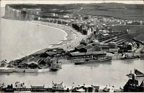 Ak Mers les Bains Somme, Küste, Hafen