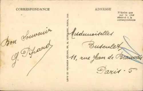 Ak Mers les Bains Somme, Strandpromenade