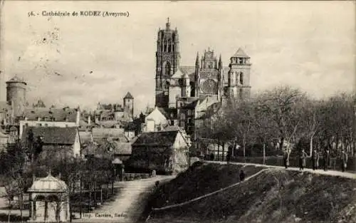 Ak Rodez Aveyron, Cathedrale