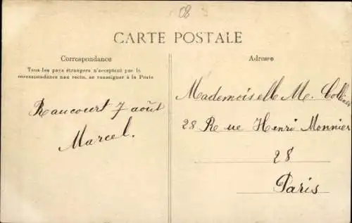 Ak Raucourt Ardennen, Grande Rue