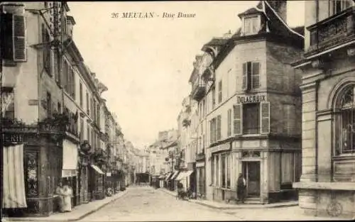 Ak Meulan en Yvelines, Rue Basse