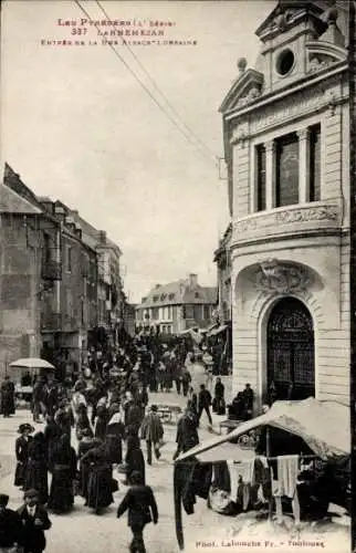 Ak Lannemezan Hautes Pyrénées, Rue Alsace-Lorraine