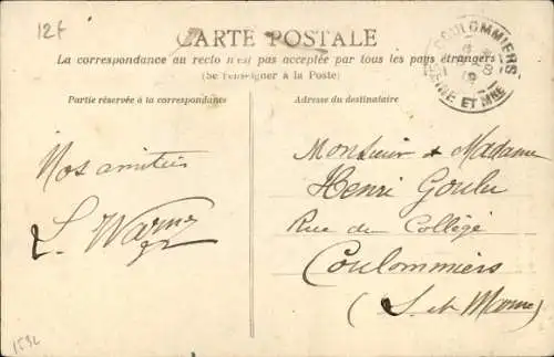 Ak Villers sur Mer Calvados, Villa, Rue Paris d’Illins