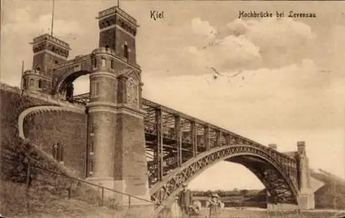 Ak Kiel, Levensau, Hochbrücke