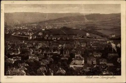 Ak Jena in Thüringen, Blick vom Landgrafen, Panorama